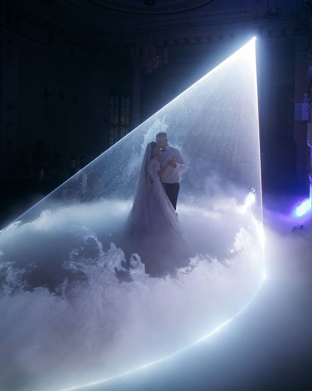 Jack and Sasha on their wedding day