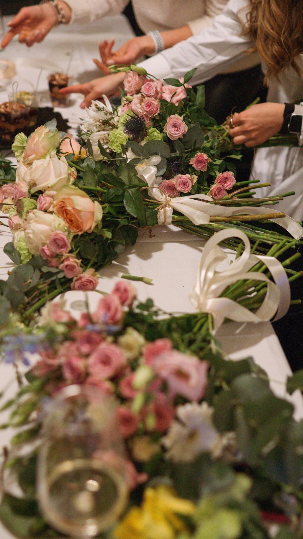 Reception tablescape